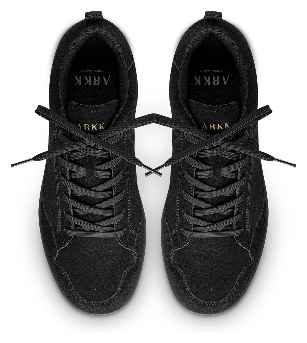 ARKK Collection Visuklass Suede S-C18 | Triple Black | Men Visuklass